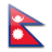 country flag of Nepal